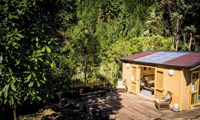 Nelson Region Cabin | Nature based cabins 10mins from Nelson Group friendly 4 cabins & 2 bedroom house