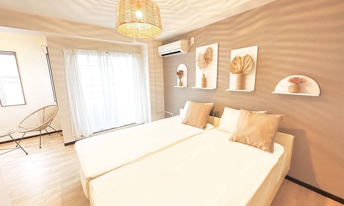 Tennoji Apartment | Nature & Cuture】 Very close to Namba & Doutonbori Tutenkaku Nippombashi WiFi