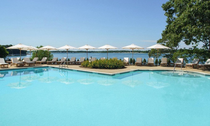 Shelter Island Heights House | Nature-Focused Retreat with Heated Pool, Beach Access & Water Sports