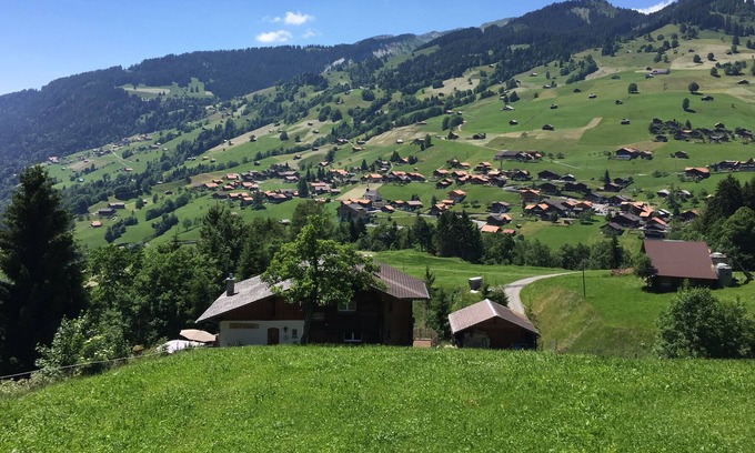 Hünibach Apartment | Nature pure! Hike,Bike,Ski relax.Apartment in Chalet in quiet mountain village.
