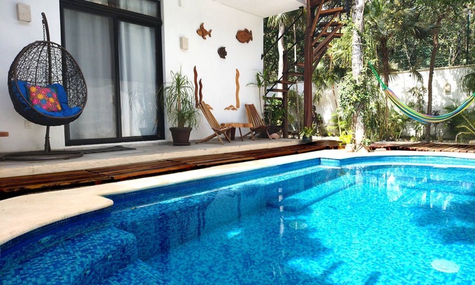 Zama House | Near the beach, 5BRvilla, private pool, rooftop,10 ppl, security, in AldeaZama.