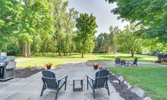 Fishers House | Near Trails + Wineries: Victor Getaway w/Fire Pit