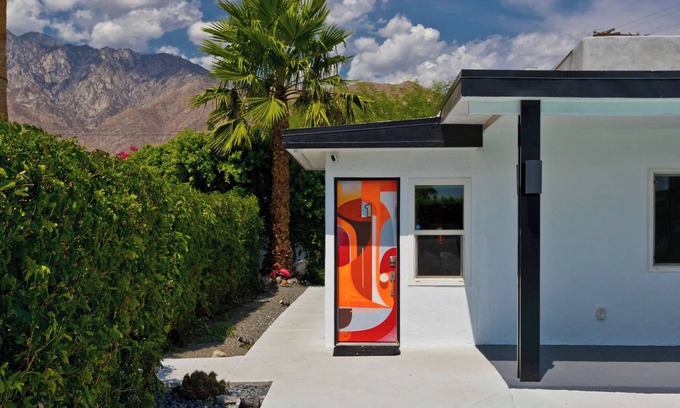 Racquet Club West House | NEON OASIS PS, Fire Coral #1