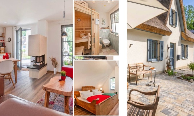 Zirchow House | Neu Errichtetes Ferienhaus in Ruhiger Wohngegend mit Parkplatz, Sauna und Wlan