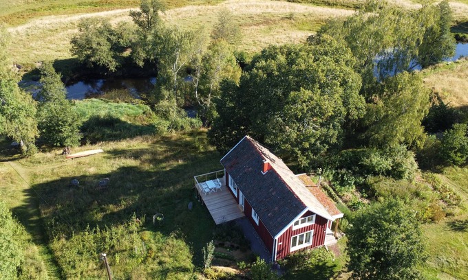Jarnforsen House | Neues Traumhaftes Ökohaus Direkt am Fluss auf Permakulturhof Mitten in Smaland