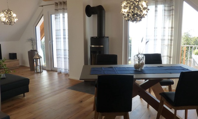 Freiamt Apartment | new apartment - high quality u. tastefully decorated with a fireplace near Europa Park