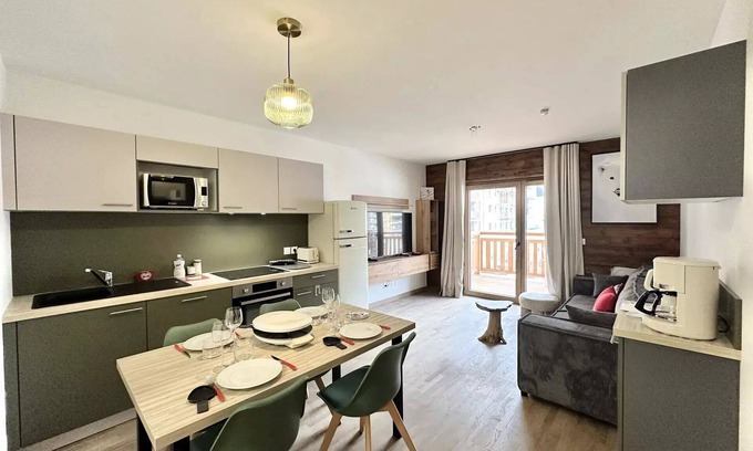 Les Claux Apartment | NEW CENTER, FOOT OF SLOPES-Everything included