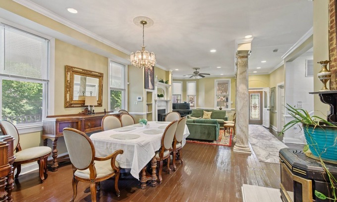 Irvington House | NEW! Charming Victorian Home with Porch & Large Yard