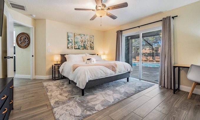 Clearwater House | NEW Coastal 3BR Oasis | Heated Pool & Spa, Fire Pit, Game Room