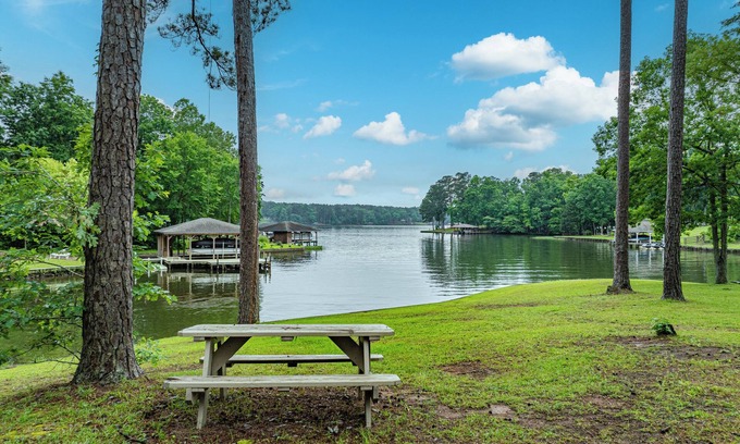 Eatonton House | NEW! Hidden Gem - Lakefront Home with Boat Dock & Private Boat Ramp