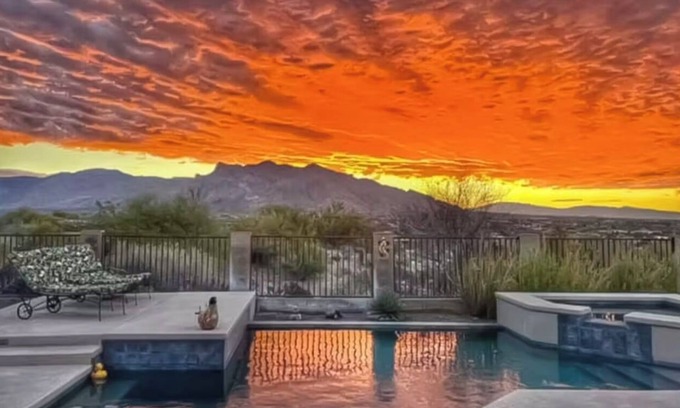 The Bluffs House | New! Hikers, bikers paradise - Breathtaking view home with pool, spa & much more