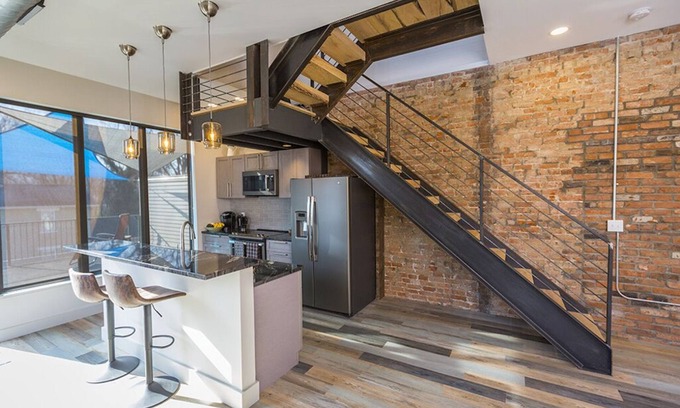 Cincinnati Apartment | NEW - Industrial Loft in East End Entertainment District