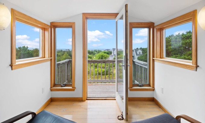 North Truro House | New Listing 2023 -Beautiful modern two story home with views of Cape Cod Bay