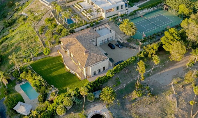 Western Malibu House | New Malibu Estate ~ Recording Studio, Tennis, Pool
