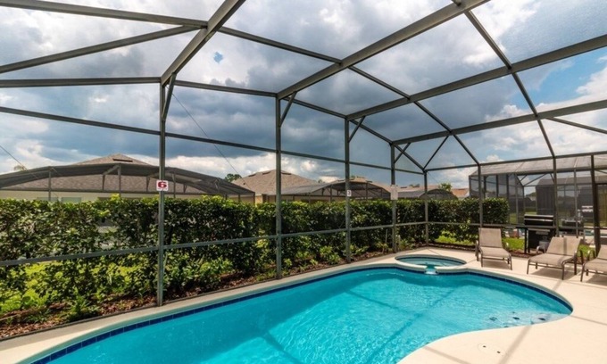 Windsor Palms Villa | NEW! Modern Villa w/South-Facing Pool, Spa & Game Room Near Disney