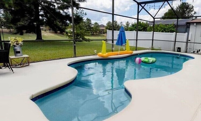 Windwood Bay House | NEW Spacious 4BR House w/private Pool near Disney*Big Group