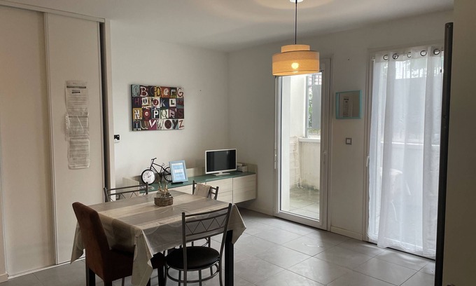 Quartier de l'Hippodrome Apartment | New studio 300m from the beach and casino