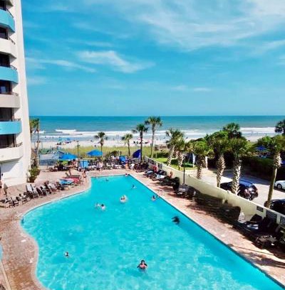 Myrtle Beach Apartment | New ! Unique Renovated Oceanfront Condo at Ocean Reef Resort-Free parking - Amazing pools
