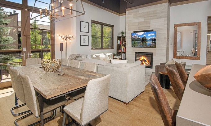 Avon House | New! Walk to Avon | On Eagle River | Air Conditioning | Pool + Hot Tub