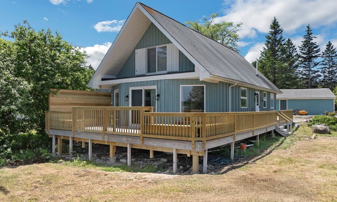 Prospect Harbor House | NEW! Waterfront Retreat with Stunning Views