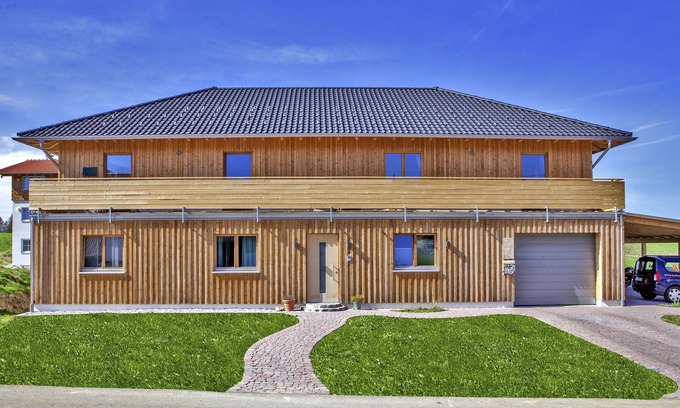 Rueckholz House | Newly built comfortable apartment with roof terrace