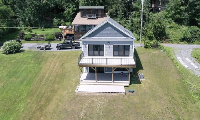 Saratoga Springs House | Newly Built Lakefront Home - Less than 5 minutes to the track!