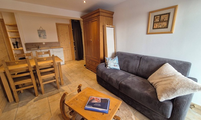 Les Carroz-d'Araches Apartment | Newly renovated 1-bedroom apartment with parking and south-facing balcony in resort center