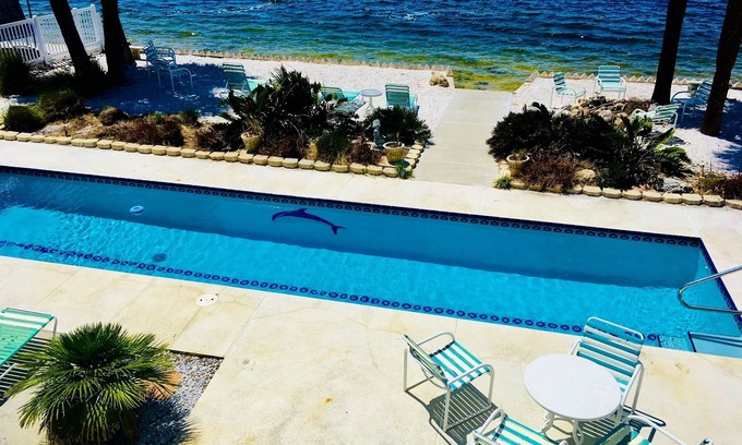 Spring Hill House | Newly Renovated! Beachfront Home- Private Pool- Directly on the Gulf of Mexico