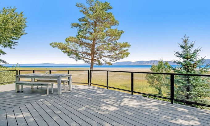 Garden City House | Newly Renovated Lakefront Home w/Private Beach, Deck, Elevator, Views - Dog OK