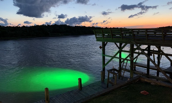 Matagorda House | Newly Renovated Riverfront Escape with Stunning Oak Floors & Prime Fishing!