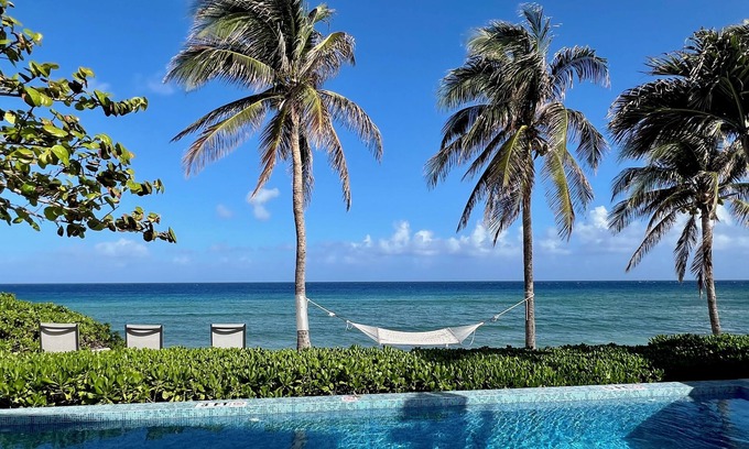West Bay Villa | Newly updated luxury 4-bed, 4-bath villa with private pool and beach