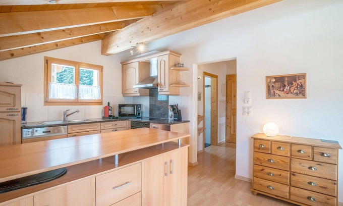 Riom-Parsonz Apartment | Nice apartment for 6 guests with WIFI, TV, balcony, pets allowed, panoramic view and parking