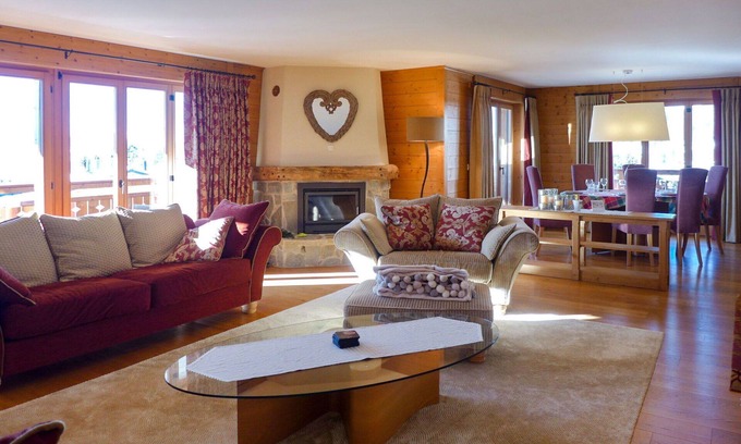 Villars-sur-Ollon Apartment | Nice apartment for 8 people with WIFI, TV and balcony