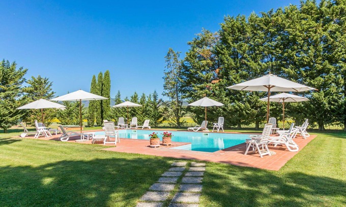 Suvereto Villa | Nice apartment in villa for 4 guests with pool, WIFI, A/C and terrace