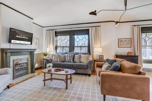 Old North End House | Noble Manor Near Top Spots Hot Tub BBQ