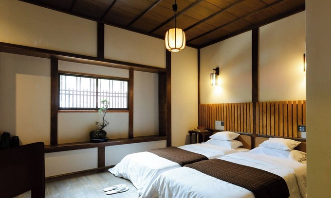 Narai-juku Hotel | Nonsmoking 2nd floor Narai view room twin Dinner and breakfast included/Shiojiri Nagano