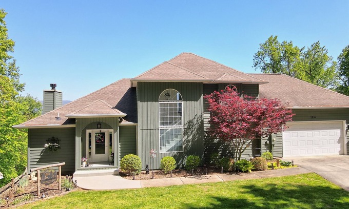 Eagles View House | North Carolina mountain home with spectacular view of Lake Chatuge & Mountains!