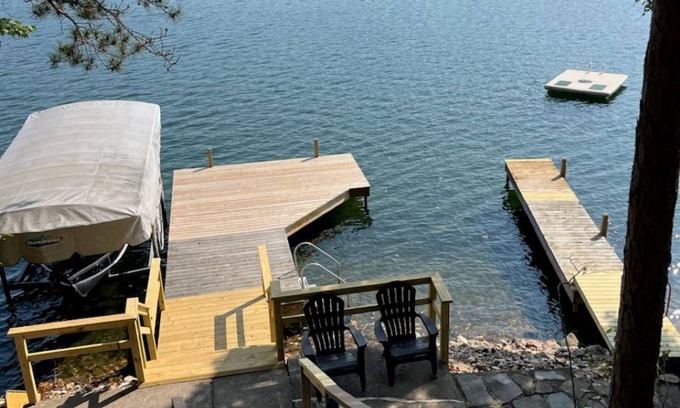 Florence Cabin | Northern Wisconsin Waterfront Cabin Lake Ellwood Spread Eagle WI
