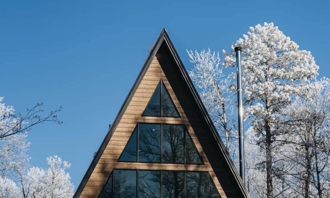 Rice Township House | Northwoods A-Frame Cabin Near Itasca State Park