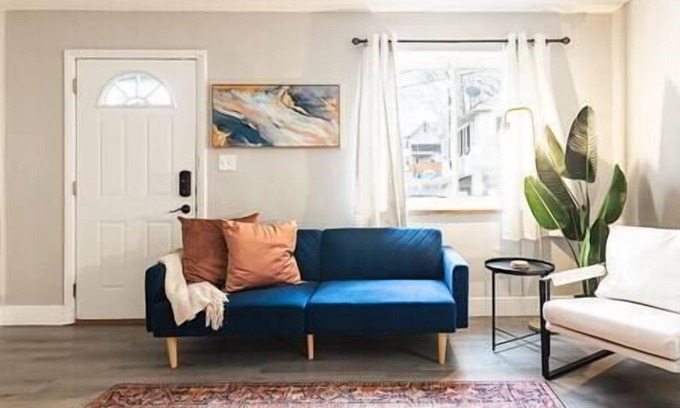 Norwood Apartment | Norwood Charm: Sleek 2BR, Ideal Location & Comfort