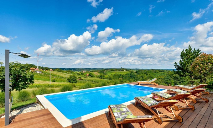 Bedenica House | Not far from Zagreb is this beautiful vacation home with private pool.