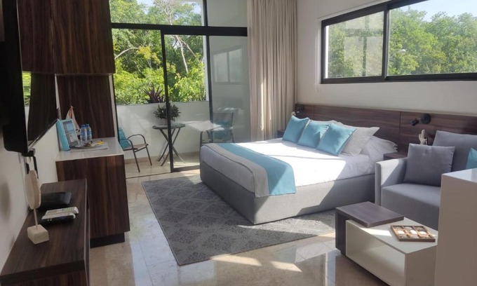 Zama Apartment | Nuevo Estudio con terraza totalmente equipado Tulum Aldea Zama