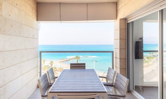 Bat Yam Apartment | O&O Group - Amazing Sea View 3 BR APT Iconic Tower