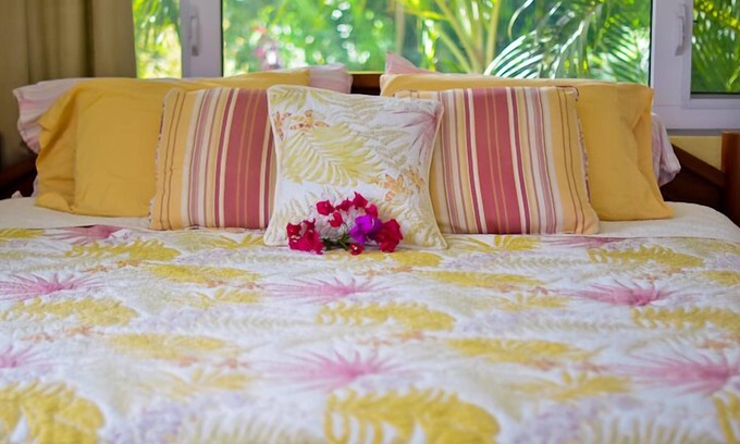 Hart Bay Villa | Ocean Garden - Two suites with large king bedroom