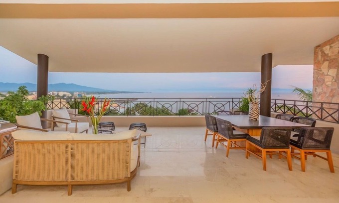 Punta de Mita Condo | Ocean View Penthouse, Hacienda de Mita, Includes Golf Cart and Housekeeper/Chef