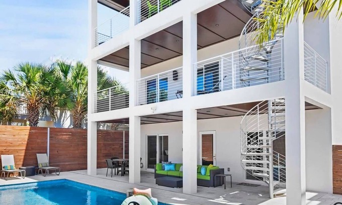 St. Augustine Beach House | Ocean Vista Beach House, Pool, Spa, Steps To Sand