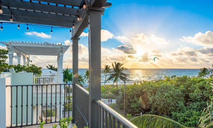 North Beach House | Oceanfront 4 Bedroom Villa with Pool Steps to the Beach!