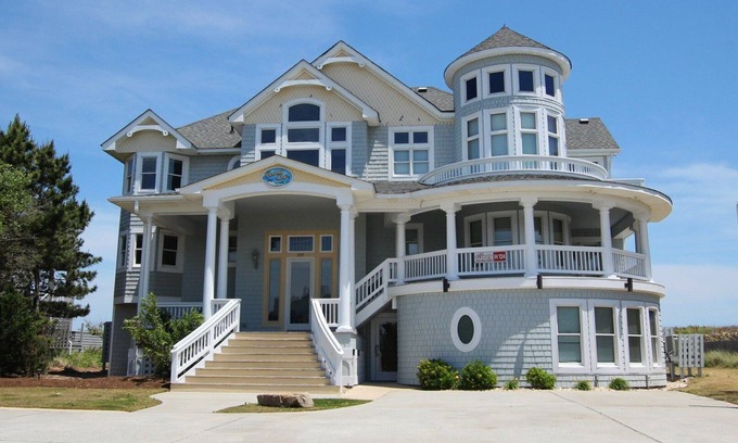Pine Island House | OCEANFRONT, 9 BRs, Private Pool, Theater Rm, Rec Rm, Ocean Views, PI134, Heavenly Dayz