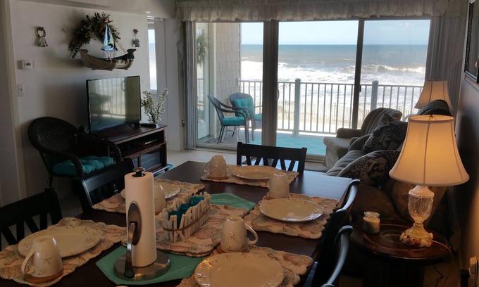 Normandy Beach Condo | OCEANFRONT Condo W/Private Beach, Heated Pool - Best View - 2 Bedroom & 1 Bath