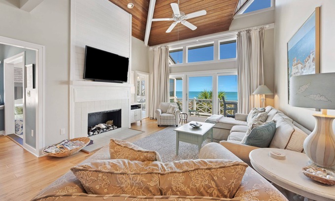 Debordieu Colony Villa | Oceanfront Elegance with a Pool